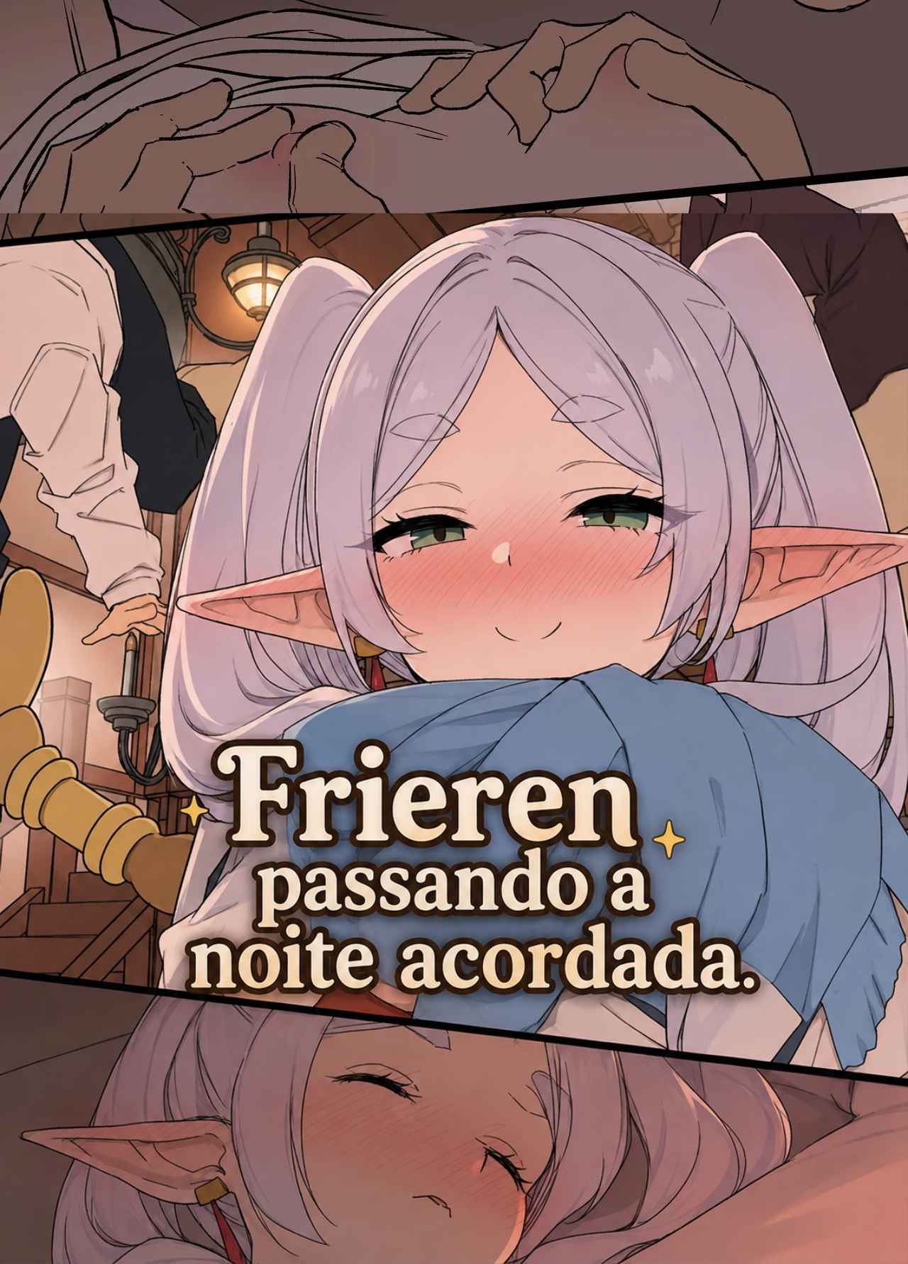 Frieren passando a noite acordada 1